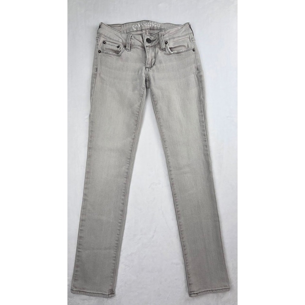 Bullhead Jeans Women 00 Short Blue Venice Skinny Low Rise Denim Excellent